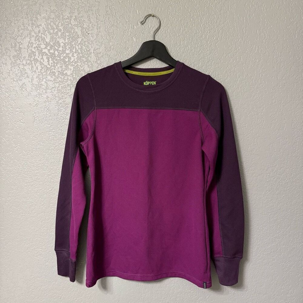 Koppen Waffle Knit Hiking Base Layer Long Sleeve Top